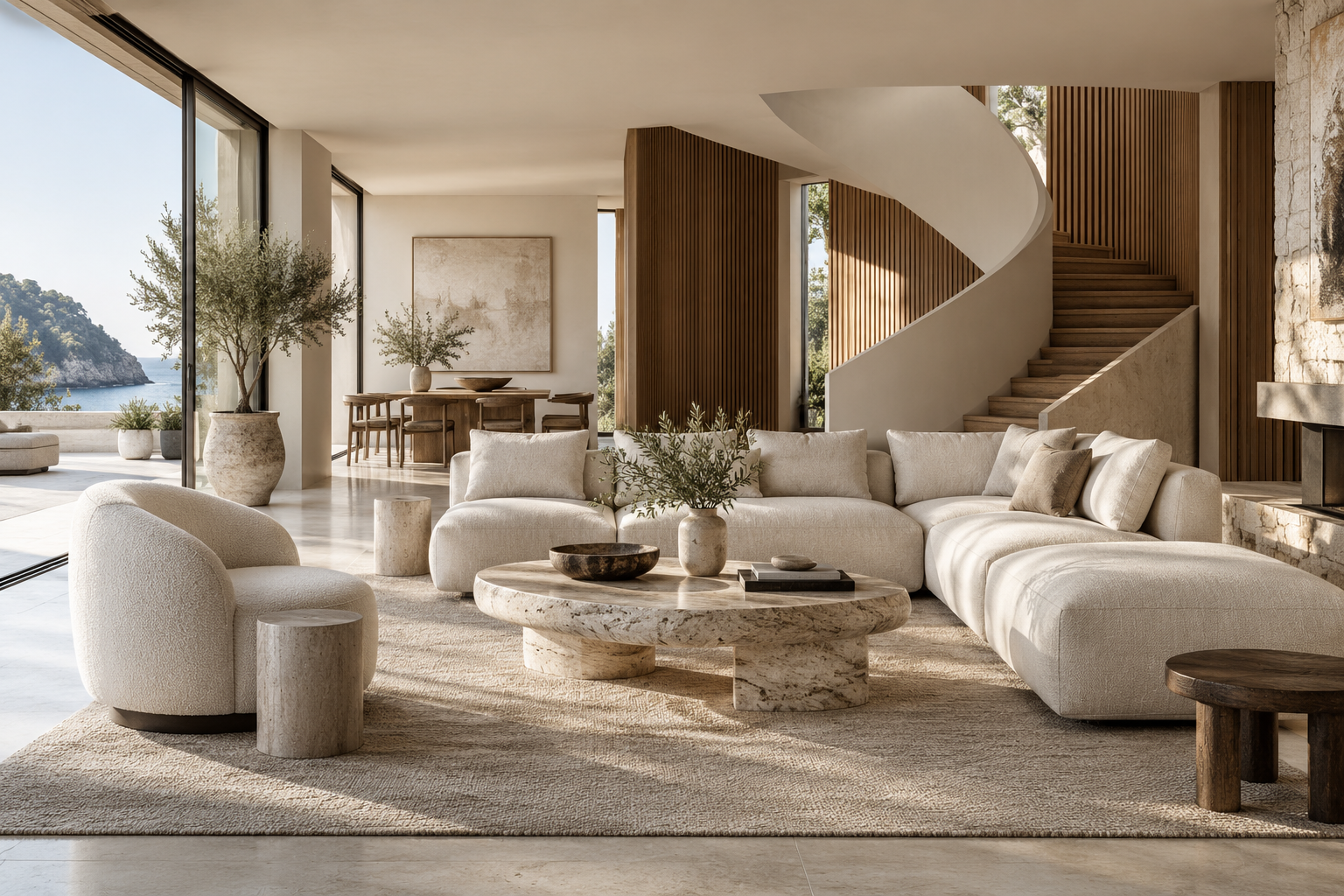 Mediterranean contemporary interior