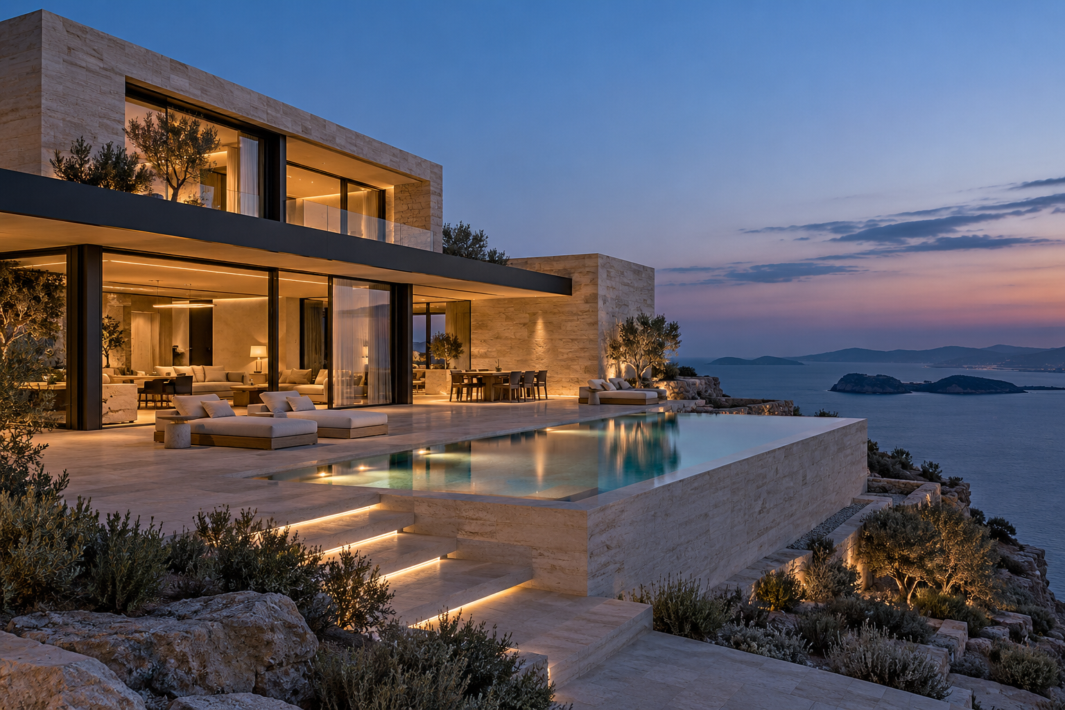 Premium architectural project presentation